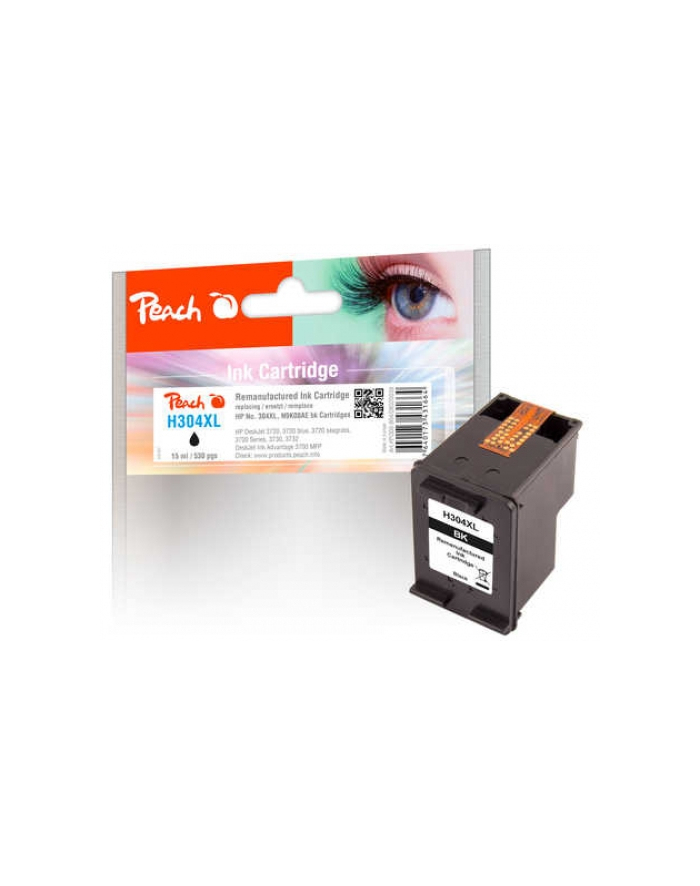 Tusz PEACH PI300-804 HP N9K08AE, No 304XL | black główny