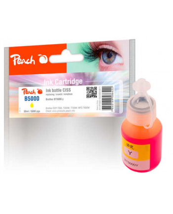 Tusz PEACH PI500-183 Brother CISS BT5000 | yellow