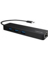 LOGILINK- Hub USB-C 3.1, 3-portowy + adapter gigabitowy, Ultra Slim, czarny - nr 11