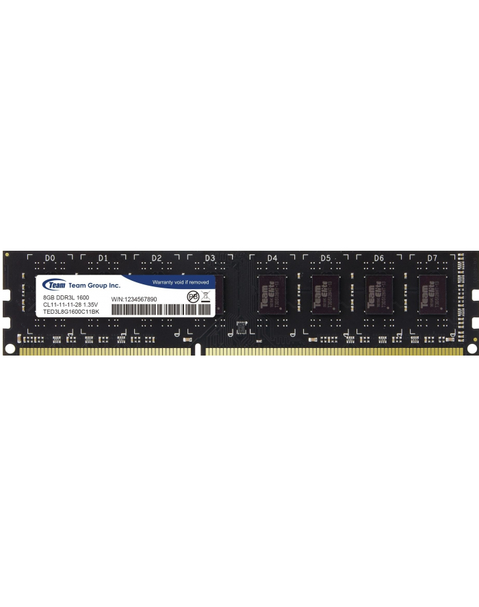 Team Group Pamięć DDR3 8GB 1600MHz CL11 1.5V główny