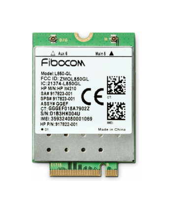 hp inc. XMM 7360 LTE-Advance WWAN 3FB01AA