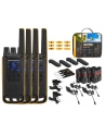 Motorola T82 Extreme Quad Pack  Krótkofalówka, (Walkie-Talkie), 10 km, Czarny - nr 1