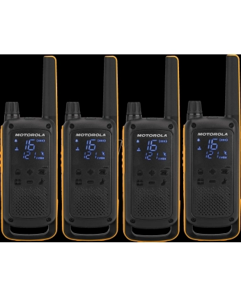 Motorola T82 Extreme Quad Pack  Krótkofalówka, (Walkie-Talkie), 10 km, Czarny nr 2