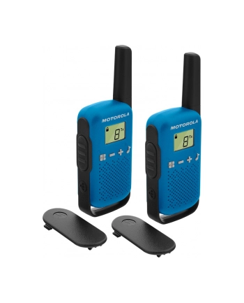 Motorola T42 Krótkofalówka, (Walkie-Talkie), 4 km, Niebieska nr 2