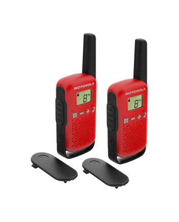 Motorola T42 Krótkofalówka, (Walkie-Talkie), 4 km, Czerwona nr 2