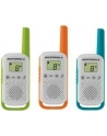 Motorola T42 Triple Pack Krótkofalówka, (Walkie-Talkie), 4 km, 3 kolory - nr 28
