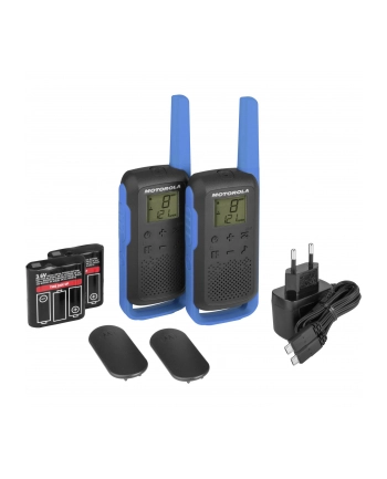 Motorola T62 Krótkofalówka, (Walkie-Talkie), 8 km, Niebieski nr 1