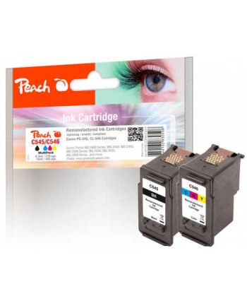 Tusz PEACH PI100-223 Canon PG-545 / CL-546 MultiPack | black, color nr 1