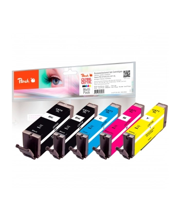 Tusz PEACH PI100-302 Canon PGI-570XL/CLI-571XL MultiPack | bk, pbk, c, m, y nr 1