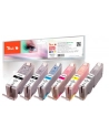 Tusz PEACH PI100-312 Canon PGI-550XL/CLI-551XL Multi-6-Pack| bk, pbk, c, m, y, g - nr 2