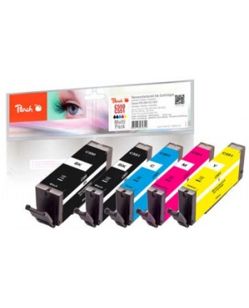 Tusz PEACH PI100-327 Canon PGI-550/CLI-551 MultiPack | bk, pbk, c, m, y nr 1