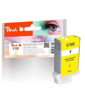 Tusz PEACH PI100-348 Canon 29952630, PFI-102 | yellow nr 2