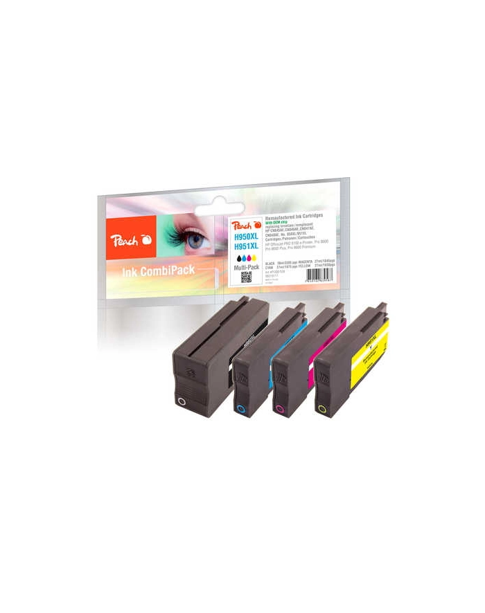 Tusz PEACH PI300-538 HP No 950XL/951XL MultiPack | bk, c, m, y główny