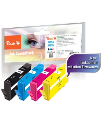 Tusz PEACH PI300-625 HP No 934/935 MultiPack | bk, c, m, y nr 1