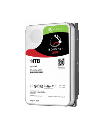 Dysk Seagate IronWolf, 3.5'', 14TB, SATA/600, 7200RPM, 256MB cache