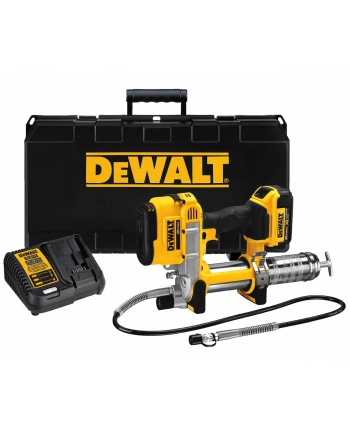 DeWalt Cordless Grease Gun DCGG571M1 - yellow / black - Li-Ion XR Battery 4.0Ah nr 1