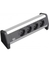 Bachmann DESK 1 339.1000 - black / silver - 4 socket strip - nr 11