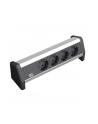 Bachmann DESK 1 339.1000 - black / silver - 4 socket strip - nr 12