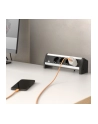 Bachmann DESK 1 339.1000 - black / silver - 4 socket strip - nr 16