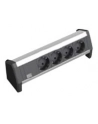 Bachmann DESK 1 339.1000 - black / silver - 4 socket strip - nr 2