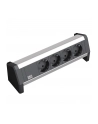 Bachmann DESK 1 339.1000 - black / silver - 4 socket strip - nr 3