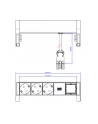 Bachmann DESK 2 902.200 - black / white, 1x custom module, 2 power strip - nr 3
