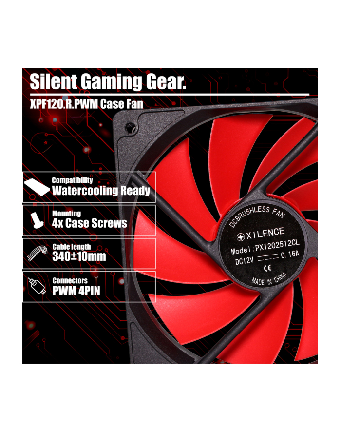 Xilence Performance C PWM Serie 120x120x25 główny