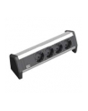 Bachmann DESK 1 339.1000 - black / silver - 4 socket strip - nr 1