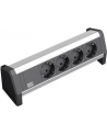 Bachmann DESK 1 339.1000 - black / silver - 4 socket strip - nr 5