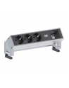 Bachmann DESK 2 902.200 - black / white, 1x custom module, 2 power strip - nr 2