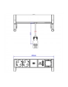 Bachmann DESK 2 902.228 - black / white, 1x custom module, 2x USB, 2 power strip - nr 10