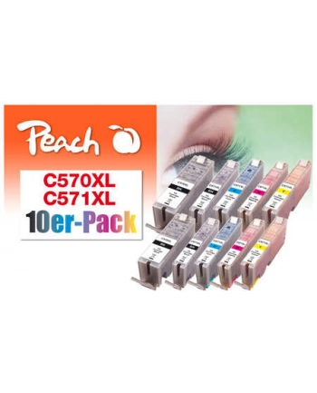 Peach PI100-311 - 10 parts - for Canon PGI-570XL/CLI-571XL nr 2