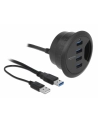 DeLOCK Tisch-Hub 4x USB 3.0 - 60mm - nr 24