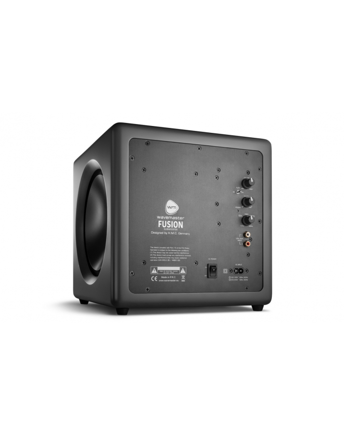 Wavemaster FUSION 0.1 - grey - 125W - Stereo-Cinch - Subwoofer główny