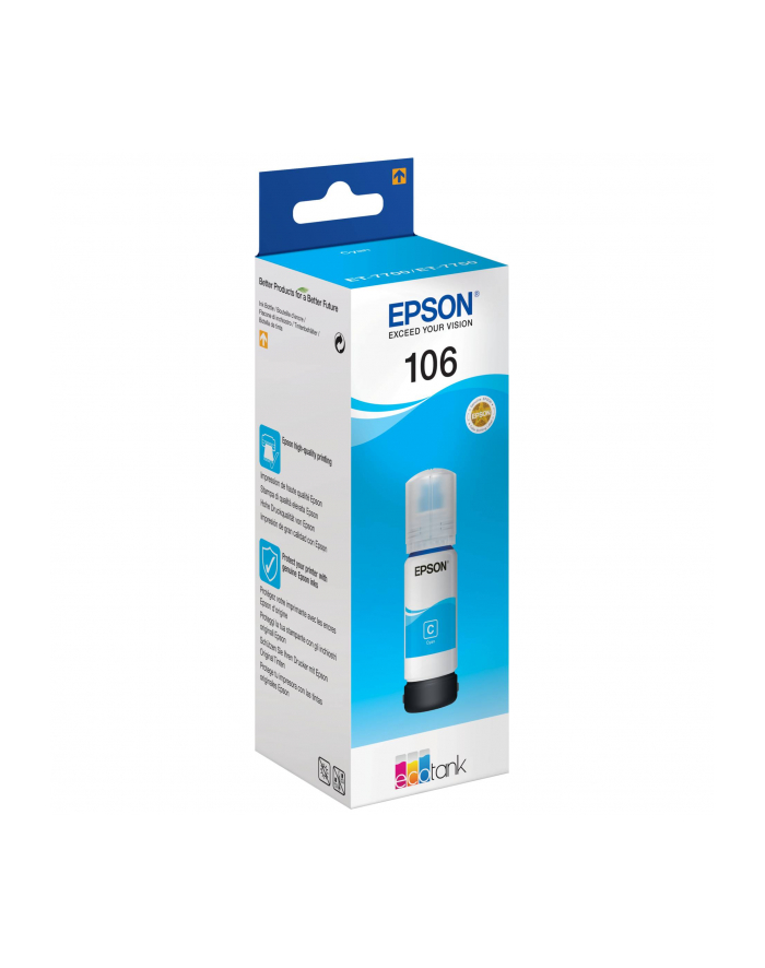 Epson 106 Eco Tank C13T00R240 - cyan główny