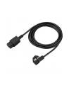 Bachmann IEC cable - black - 3 meters - plug angled - nr 10