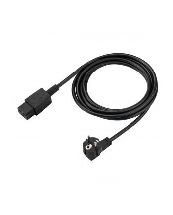 Bachmann IEC cable - black - 3 meters - plug angled nr 1