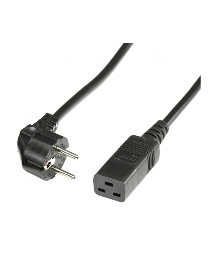 Bachmann IEC cable - black - 3 meters - plug angled główny