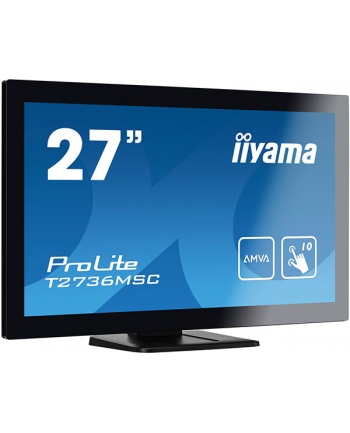 iiyama T2736MSC-B1 - 27 - LED - black - HDMI - DisplayPort - VGA