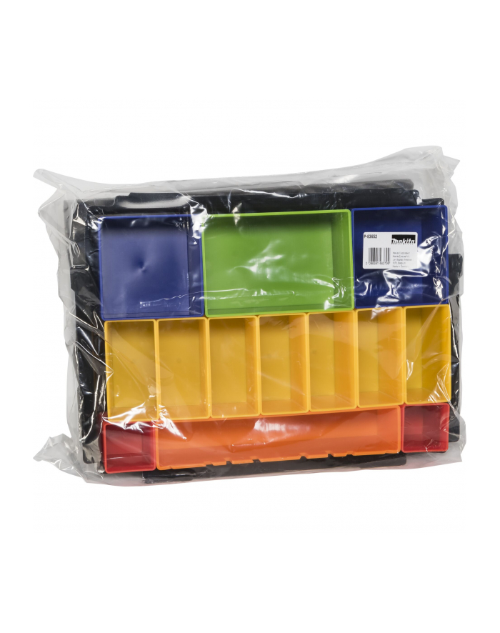 Makita box insert with colored boxes P-83652 główny