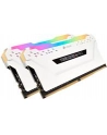 Corsair DDR4 32 GB 2666-CL16 - Dual-Kit - Vengeance RGB PRO White - nr 33