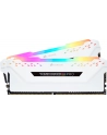 Corsair DDR4 32 GB 2666-CL16 - Dual-Kit - Vengeance RGB PRO White - nr 36