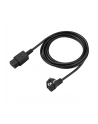 Bachmann IEC cable - black - 3 meters - plug angled - nr 10