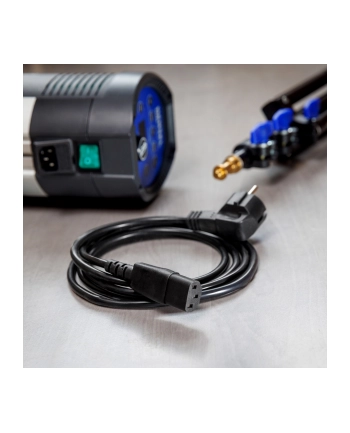 Bachmann IEC cable - black - 3 meters - plug angled nr 1