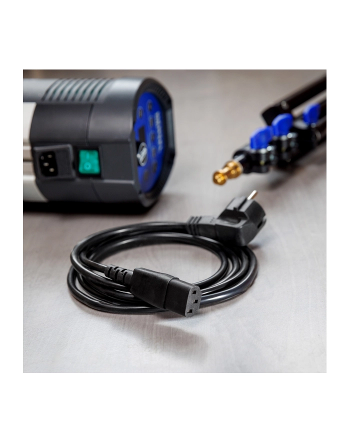 Bachmann IEC cable - black - 3 meters - plug angled główny