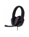 Gembird Gaming headset with volume control, glossy black - nr 36