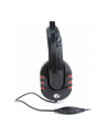 Gembird Gaming headset with volume control, glossy black - nr 40