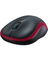 Wireless optical mouse LOGITECH M185, Red, USB - nr 8