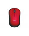 Wireless optical mouse LOGITECH M185, Red, USB - nr 15