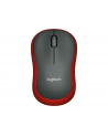Wireless optical mouse LOGITECH M185, Red, USB - nr 23